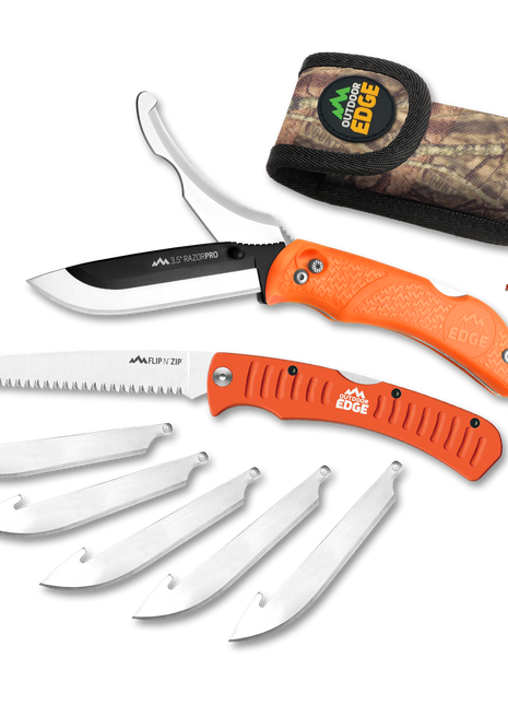 OUTDOOR EDGE 3.5'' RAZOR-PRO/SAW COMBO (Orange, 6-Blades) (EA)