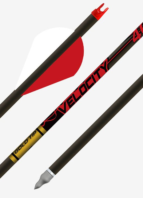 GOLD TIP ARROW VELOCITY (.246) 400 2" Raptor Vanes (6pk)