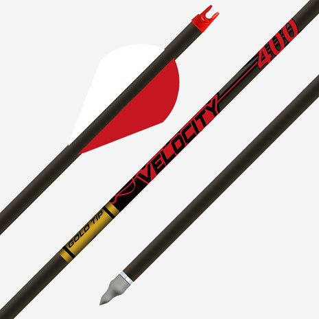 GOLD TIP ARROW VELOCITY (.246) 400 2" Raptor Vanes (6pk)