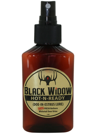 BLACK WIDOW DEER LURES Hot-N-Ready 3oz. (Northern)