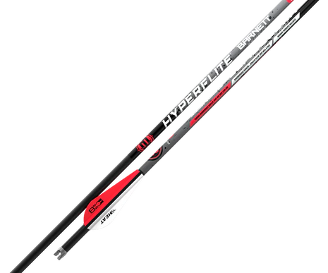 BARNETT HYPERFLITE 22" ARROWS 3PK RED/WHT Heat Vanes