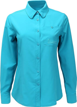 PARAMOUNT Women's Long Sleeve Button Up Coolcore Fishing Shirt