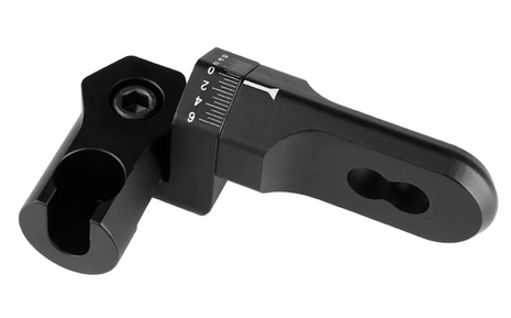 Balance your bow by adding rear stabilizer at any angle by using the specially designed Redline Back Bar. Made of black anodized, machined aluminum construction, the RL-BB features a no-slip design and laser engraved markings for precise tuning.