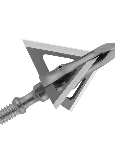 Trocar CrossBow 100 Grain 3 Blade with Offset Blade Design: 1 3/16" Cut Assembled 3 Pack