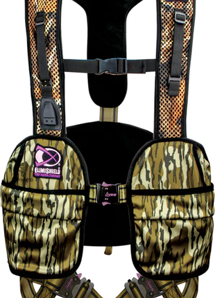 HUNTER SAFTEY SYSTEM NEW LADY HYBRID HARNESS MOSSY OAK 250-300LB M/L