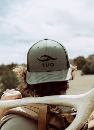 TUO Trucker Logo Brand Hat Loden OSFM