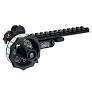 Mission Tetra XB HHA Scope Rail Assembly (Part 80772A) is a custom mounting rail that replaces the factory rail on Mission crossbows to integrate HHA's adjustable yardage sighting system.
