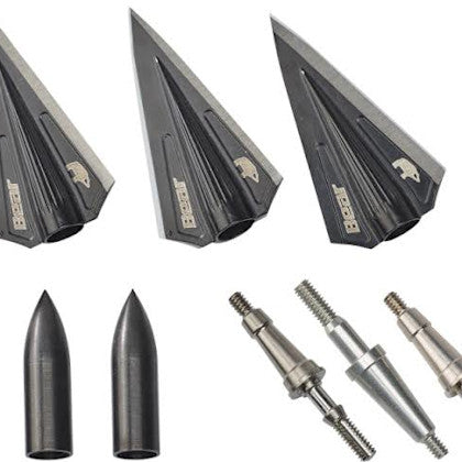 Bear Broadhead, 3 Blade RazoRHead VWS Kit Black