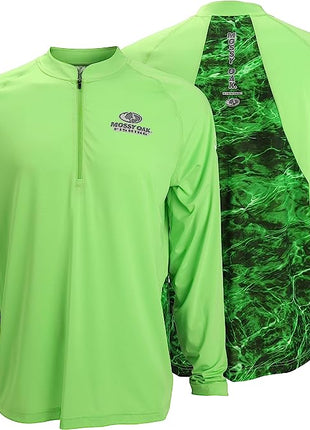 PARAMOUNT EAG Elite Mossy Oak Elements Quarter Zip Performance Long Sleeve Pullover