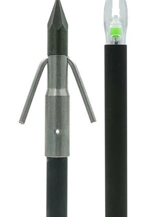 MUZZY BOWFISHING Lighted Carbon Arrow Carp Point Green Nockturnal