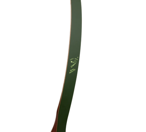 Bear Limbs, Take Down #3 35# Bubinga With Green Glass