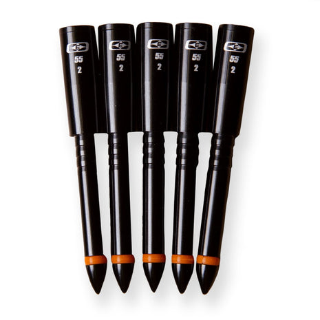 Easton Insert, 5mm Match Grade Halfout #.5 55 Gr Aluminum (6)