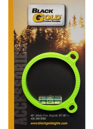 Black Gold Guard Ring 2016 Flo Green with Level