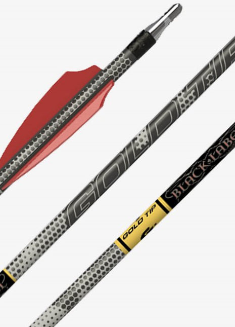 GOLD TIP ARROW BLACK LABEL (.246) 340 2" Raptor (EA)