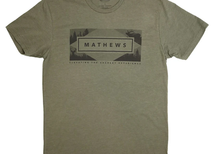 MATHEWS MEN'S TEE HIGHLANDS/ GREEN 3X