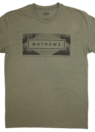 MATHEWS MEN'S TEE HIGHLANDS/ GREEN 3X