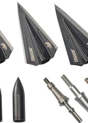 Bear Broadhead, RazoRHead VWS Single Bevel kit Black