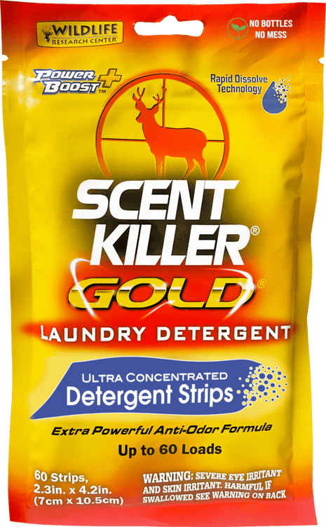 Scent Killer Scent Killer Gold Laundry Detergent Strips 60-Strips