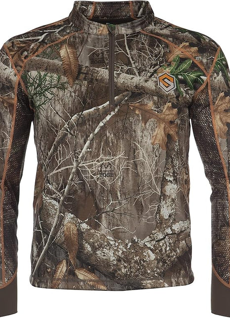 SCENTLOK Savanna Aero Attack 1/4 Zip Shirt