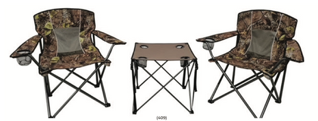 WFS Bigboy Combo Set ( 2 Chairs & 1 Table) Burly Camo Tan