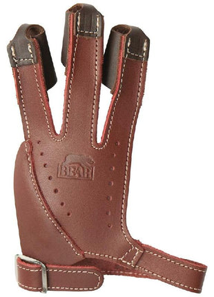 BEAR GLOVE, TRADITIONAL BURGANDY RH LG