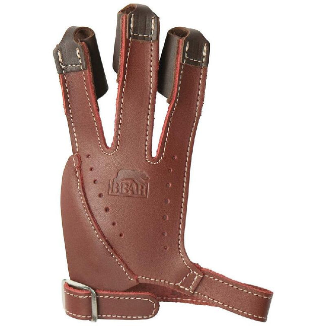 BEAR GLOVE, TRADITIONAL BURGANDY RH LG