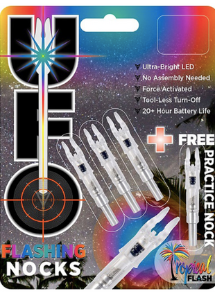 .30-06 UFO Lighted Nock 3+1 BP Tropical Flash .246