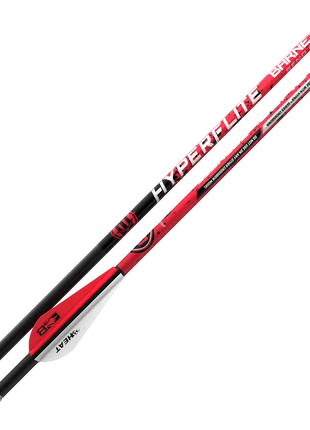 BARNETT HYPERFLITE 20" ARROWS 3PK RED/WHT Heat Vanes