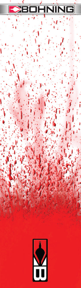 BOHNING Wrap, 4" Standard, White Blood Splatter, 13pk