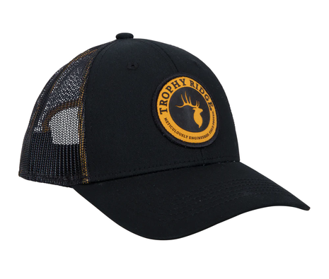 TROPHY RIDGE YELLOW PATCH BLACK HAT