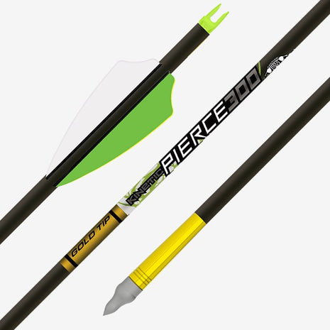 GOLD TIP SHAFT PIERCE (.166) 400 (dz) (w/ Inserts)