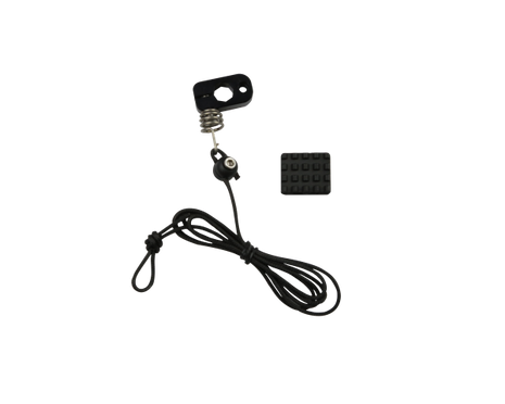 HAMSKEA Universal Limb Clamp Kit w/Cord Clamp (Lever arm, Spring, 30" D-Braid, Cord Clamp, Knobby Limb Pad)