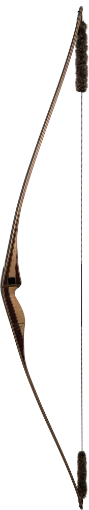 Bear Longbow 1-Pc, 58" South Branch 40 RH Satin Bolivian Rosewood/Hr Maple