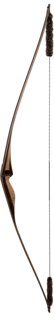 Bear Longbow 1-Pc, 60" Main Stream Longbow 1-Pc 45 RH Gloss Bolivian Rosewood/Hr Maple