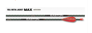 EASTON ARROW FMJ MAX 5MM, 3" HBRD VNS,  HIT W/COLLAR (6PK)