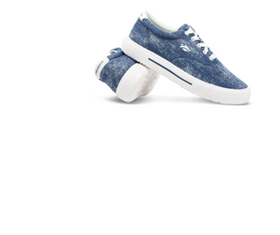 FISHOOZ MENS SUNWASHED LACE SHOE -