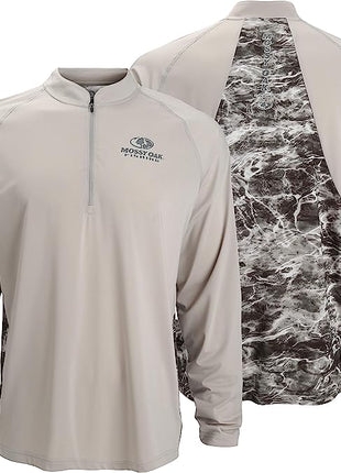 PARAMOUNT EAG Elite Mossy Oak Elements Quarter Zip Performance Long Sleeve Pullover