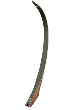 Bear Limbs, Take Down #3 55# Bubinga With Green Glass