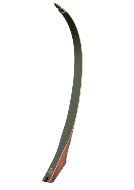 Bear Limbs, Take Down #3 55# Bubinga With Green Glass