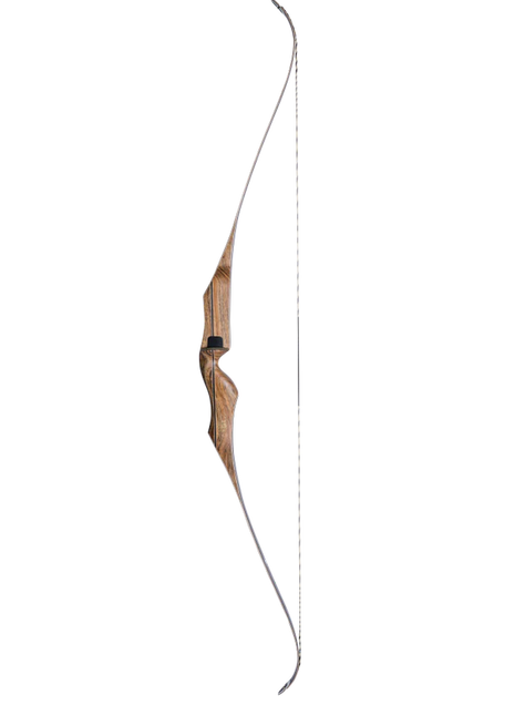 Bear Recurve 1-Pc, 64" Super Kodiak LH 45 Shedua And Black