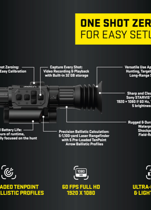 TENPOINT Vision Rangefinding Crossbow Scope