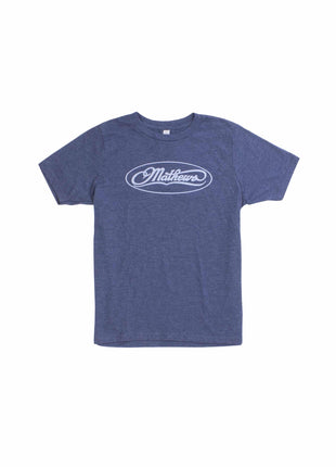 MATHEWS Tee - Youth Blue Logo