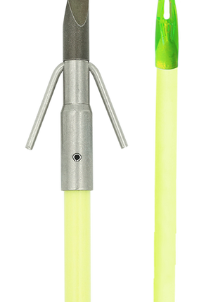 MUZZY Classic Chartreuse Fish Arrow with Gar Point (nock installed)