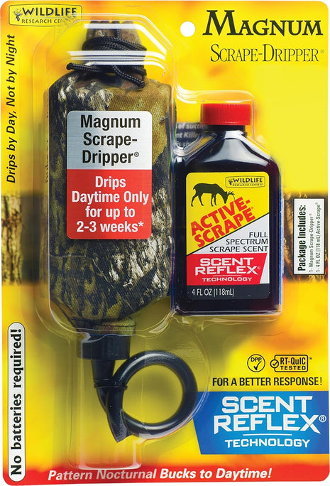 Wildlife Research Magnum Dripper/ 4 FL OZ Active-Scrape (w/ Scent Reflex)