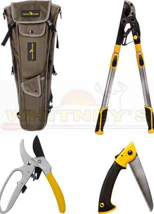 Trophy Ridge Trimmers Lopper Pruner Hand Saw Pack Black/Yellow