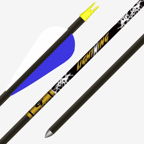 GOLD TIP ARROW LIGHTNING (.246) 28" 2.5" Feathers (EA)
