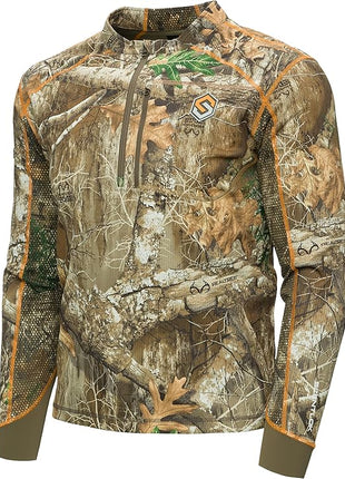 SCENTLOK Savanna Aero Attack 1/4 Zip Shirt