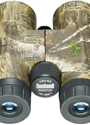 Bushnell All Purpose Binocular 10x42 Powerview Real Tree Edge Bone Collector Roof