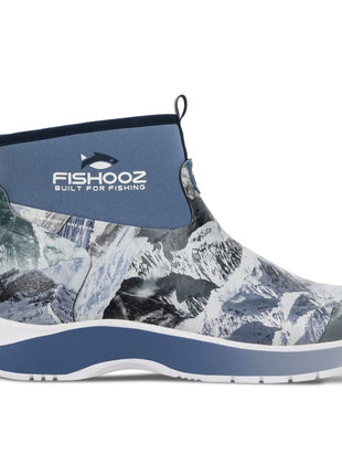 FISHOOZ DRYRUN ANKLE BOOT SPLOTCH/BLUE 10.5