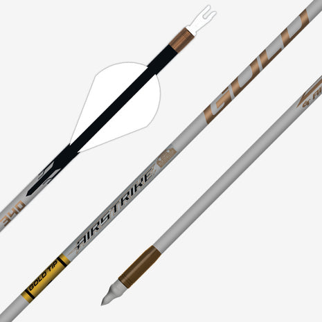 GOLD TIP ARROW AIRSTRIKE (.204) 300 2.75" 4 Fletch Vanes (6)